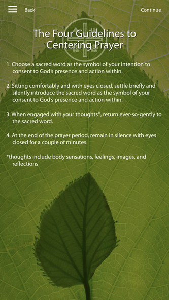Centering Prayer Screenshot 3 - AppWisp.com Centering Prayer Screenshot 3 - AppWisp.com
