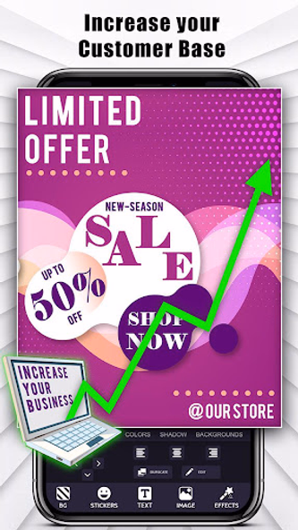 Digital Marketing Poster Maker Screenshot 2 - AppWisp.com Digital Marketing Poster Maker Screenshot 2 - AppWisp.com