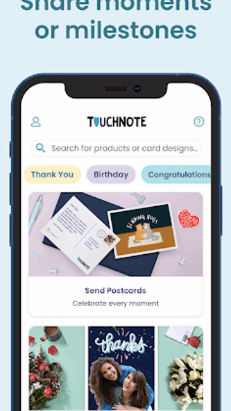 TouchNote: Gifts & Cards Screenshot 3 - AppWisp.com TouchNote: Gifts & Cards Screenshot 3 - AppWisp.com