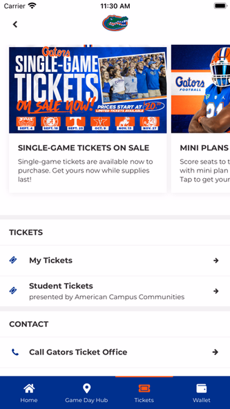 Florida Gators Screenshot 3 - AppWisp.com Florida Gators Screenshot 3 - AppWisp.com
