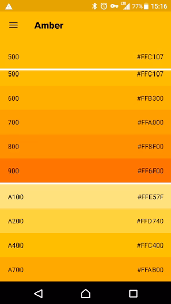 Material Design Color Screenshot 2 - AppWisp.com Material Design Color Screenshot 2 - AppWisp.com
