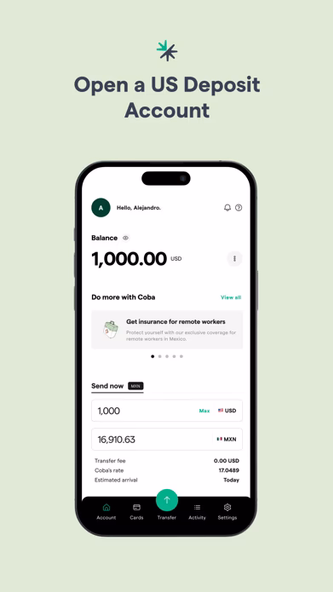 Coba Fintech US & MX Screenshot 2 - AppWisp.com Coba Fintech US & MX Screenshot 2 - AppWisp.com
