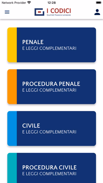 I Codici Giuffrè Screenshot 1 - AppWisp.com I Codici Giuffrè Screenshot 1 - AppWisp.com