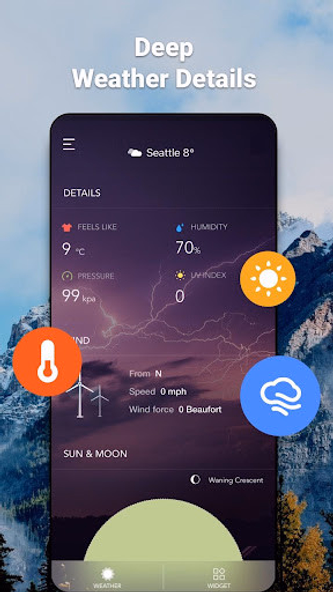Weather Forecast & Widgets Screenshot 3 - AppWisp.com Weather Forecast & Widgets Screenshot 3 - AppWisp.com