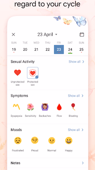 Period Tracker & Ovulation Screenshot 2 - AppWisp.com Period Tracker & Ovulation Screenshot 2 - AppWisp.com