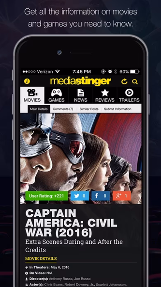 MediaStinger - Movie and Video Game After Credits Screenshot 2 - AppWisp.com MediaStinger - Movie and Video Game After Credits Screenshot 2 - AppWisp.com