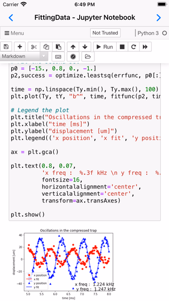 Carnets - Jupyter (with scipy) Screenshot 1 - AppWisp.com Carnets - Jupyter (with scipy) Screenshot 1 - AppWisp.com