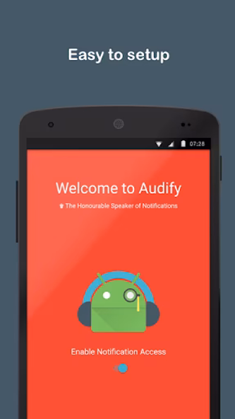 Audify - Notification Reader Screenshot 1 - AppWisp.com Audify - Notification Reader Screenshot 1 - AppWisp.com