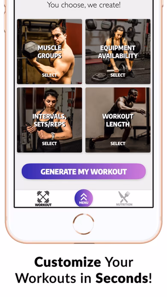 Exerprise Workout Meal Planner Screenshot 1 - AppWisp.com Exerprise Workout Meal Planner Screenshot 1 - AppWisp.com
