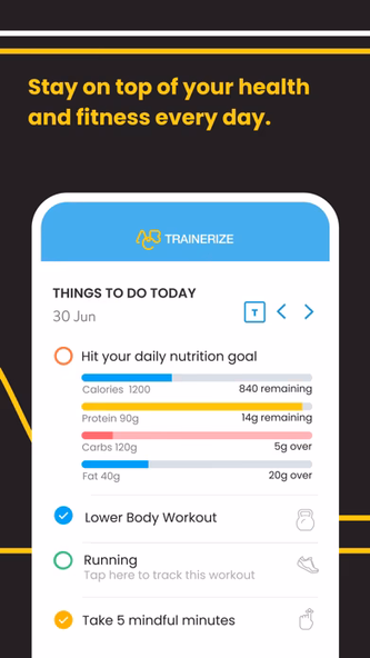 Fitness App (ABC Trainerize) Screenshot 2 - AppWisp.com Fitness App (ABC Trainerize) Screenshot 2 - AppWisp.com