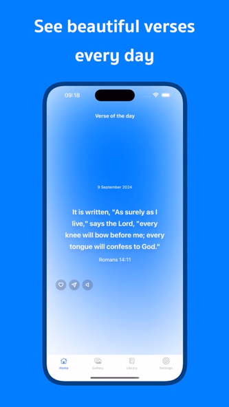 Verse of the day: Daily prayer Screenshot 1 - AppWisp.com
