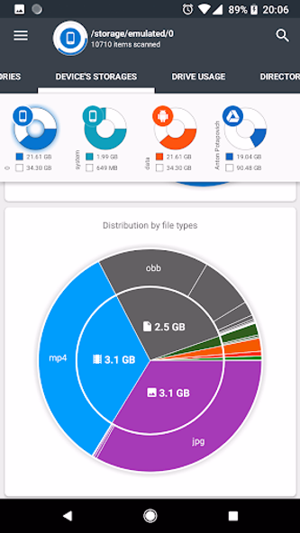 Storage Analyzer & Disk Usage Screenshot 2 - AppWisp.com Storage Analyzer & Disk Usage Screenshot 2 - AppWisp.com