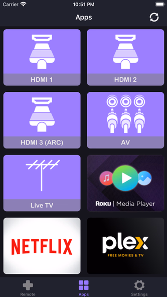 Roky Smart TV Universal Remote Screenshot 2 - AppWisp.com Roky Smart TV Universal Remote Screenshot 2 - AppWisp.com