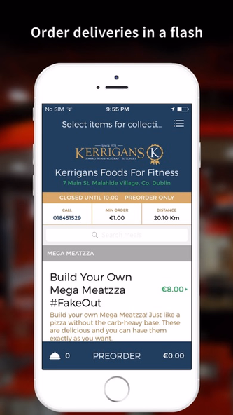 Kerrigans Foods For fitness Screenshot 1 - AppWisp.com Kerrigans Foods For fitness Screenshot 1 - AppWisp.com