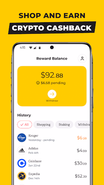 StormX: Shop and Earn Crypto Screenshot 4 - AppWisp.com StormX: Shop and Earn Crypto Screenshot 4 - AppWisp.com