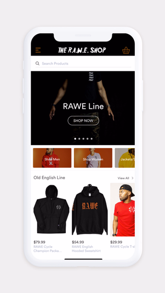 The RAWE Shop Screenshot 1 - AppWisp.com The RAWE Shop Screenshot 1 - AppWisp.com