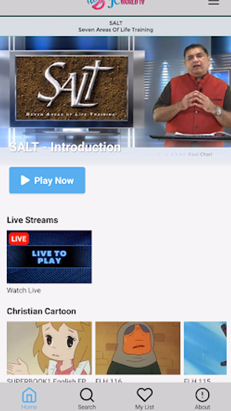 JCWORLDTV Network Screenshot 1 - AppWisp.com JCWORLDTV Network Screenshot 1 - AppWisp.com
