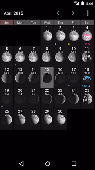 Simple Moon Phase Widget Screenshot 3 - AppWisp.com Simple Moon Phase Widget Screenshot 3 - AppWisp.com