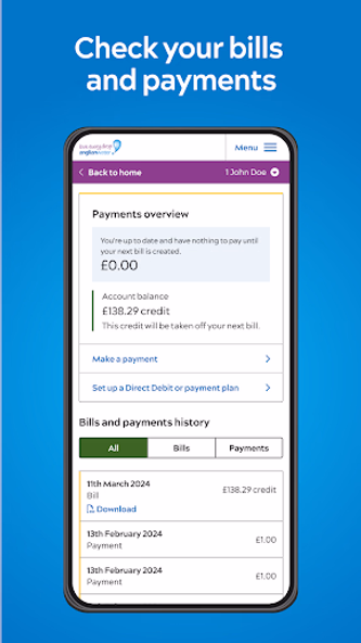 Anglian Water MyAccount Screenshot 2 - AppWisp.com Anglian Water MyAccount Screenshot 2 - AppWisp.com