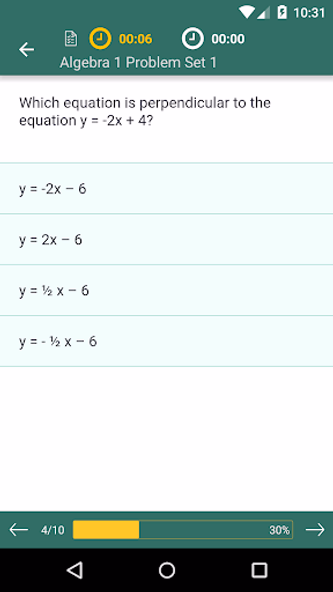 Algebra 1 Practice & Prep Screenshot 3 - AppWisp.com Algebra 1 Practice & Prep Screenshot 3 - AppWisp.com