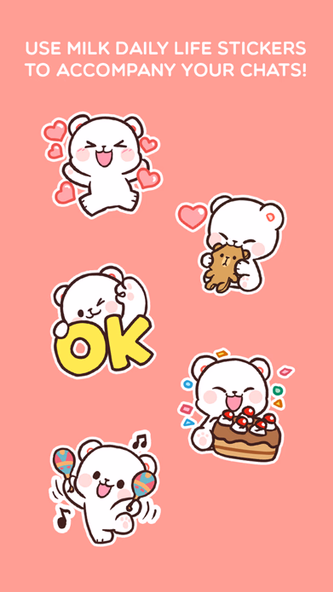 Milk Daily Life Stickers Screenshot 4 - AppWisp.com Milk Daily Life Stickers Screenshot 4 - AppWisp.com