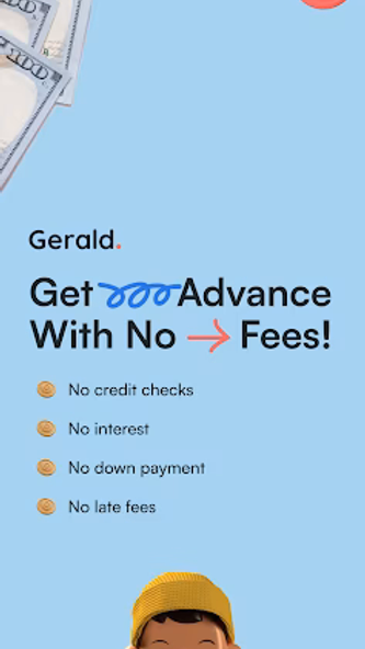 Gerald - Cash Advance Screenshot 1 - AppWisp.com Gerald - Cash Advance Screenshot 1 - AppWisp.com