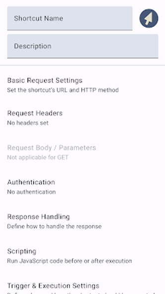 HTTP Request Shortcuts Screenshot 3 - AppWisp.com HTTP Request Shortcuts Screenshot 3 - AppWisp.com