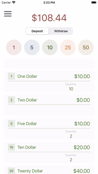 MyChange Counter. Screenshot 2 - AppWisp.com MyChange Counter. Screenshot 2 - AppWisp.com