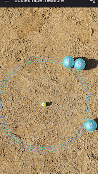 Tape measure for pétanque Screenshot 1 - AppWisp.com Tape measure for pétanque Screenshot 1 - AppWisp.com