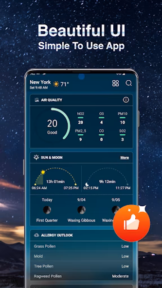 Weather Forecast & Widget Screenshot 2 - AppWisp.com Weather Forecast & Widget Screenshot 2 - AppWisp.com