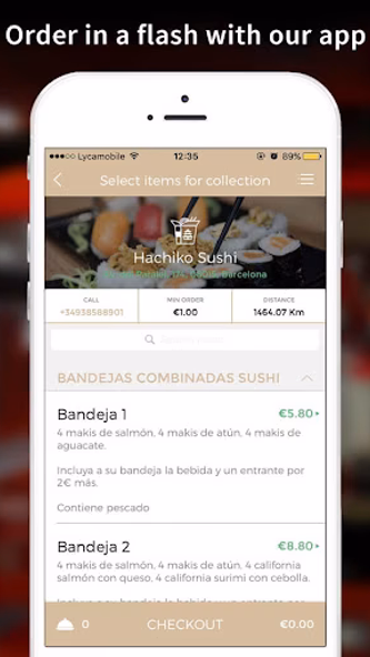 Hachiko Sushi Screenshot 1 - AppWisp.com Hachiko Sushi Screenshot 1 - AppWisp.com