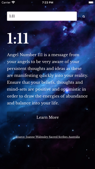 Angel Numbers Numerology Screenshot 2 - AppWisp.com Angel Numbers Numerology Screenshot 2 - AppWisp.com