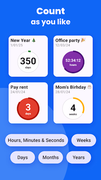 Countdown Widget・Countdown app Screenshot 4 - AppWisp.com Countdown Widget・Countdown app Screenshot 4 - AppWisp.com