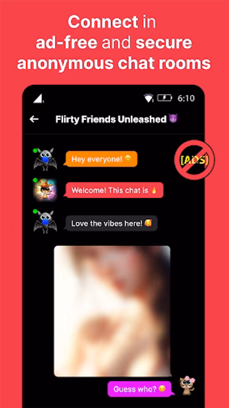 Anonymous Chat Rooms, Dating Screenshot 1 - AppWisp.com Anonymous Chat Rooms, Dating Screenshot 1 - AppWisp.com