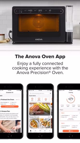 Anova Oven Screenshot 1 - AppWisp.com Anova Oven Screenshot 1 - AppWisp.com