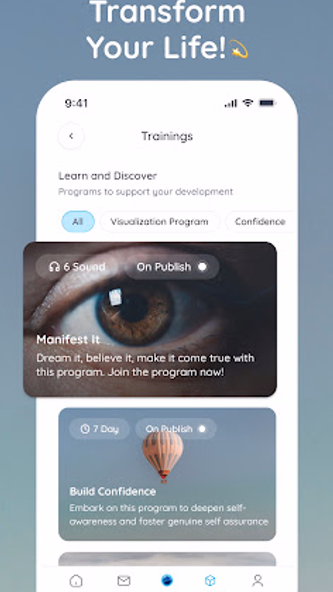 mindlee: Positive Mindset Screenshot 1 - AppWisp.com mindlee: Positive Mindset Screenshot 1 - AppWisp.com