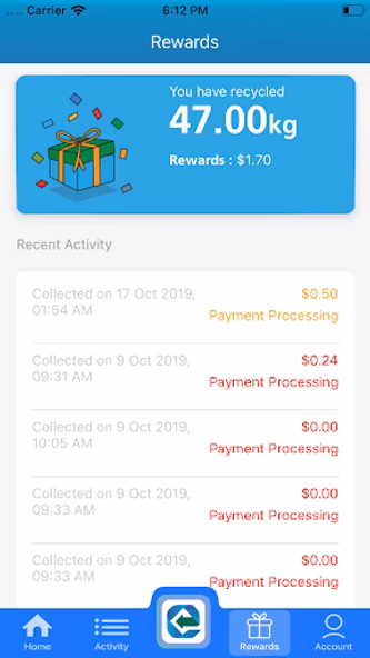 ezi – Recycling Made Easy Screenshot 3 - AppWisp.com ezi – Recycling Made Easy Screenshot 3 - AppWisp.com