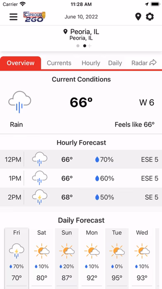 CIProud2Go Weather Screenshot 4 - AppWisp.com CIProud2Go Weather Screenshot 4 - AppWisp.com