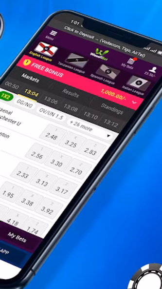 Wasafibet - Sportsbook, Casino Screenshot 4 - AppWisp.com Wasafibet - Sportsbook, Casino Screenshot 4 - AppWisp.com