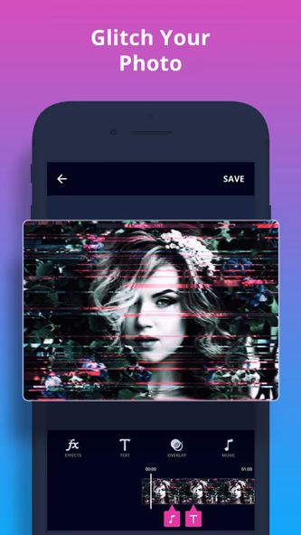 Glitch Video- Aesthetic Effect Screenshot 1 - AppWisp.com Glitch Video- Aesthetic Effect Screenshot 1 - AppWisp.com
