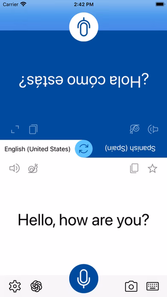 Instant Voice Translate Screenshot 1 - AppWisp.com Instant Voice Translate Screenshot 1 - AppWisp.com