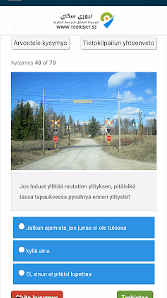 Teorisky Finska - körkort B Screenshot 2 - AppWisp.com