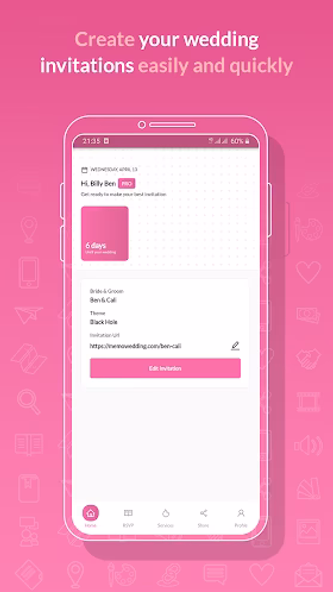 Wedding Invitation Maker Screenshot 1 - AppWisp.com Wedding Invitation Maker Screenshot 1 - AppWisp.com