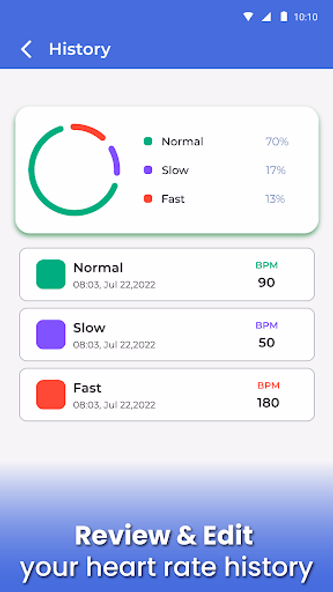 Blood Pressure Log: BP Tracker Screenshot 4 - AppWisp.com Blood Pressure Log: BP Tracker Screenshot 4 - AppWisp.com