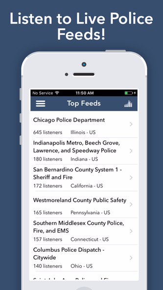 Police Scanner Fire Radio Screenshot 1 - AppWisp.com Police Scanner Fire Radio Screenshot 1 - AppWisp.com