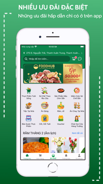 FoodHub Thực phẩm sạch tận nhà Screenshot 1 - AppWisp.com FoodHub Thực phẩm sạch tận nhà Screenshot 1 - AppWisp.com