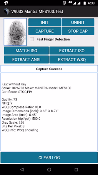 MFS100 Test Screenshot 4 - AppWisp.com MFS100 Test Screenshot 4 - AppWisp.com