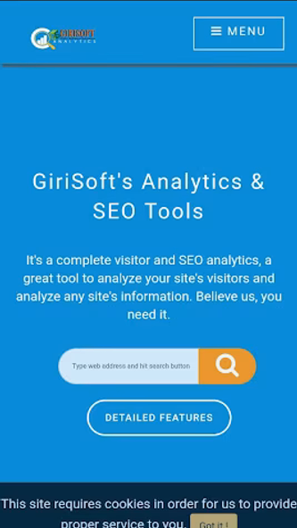 GiriSoft's Analytics & SEO Too Screenshot 1 - AppWisp.com GiriSoft's Analytics & SEO Too Screenshot 1 - AppWisp.com