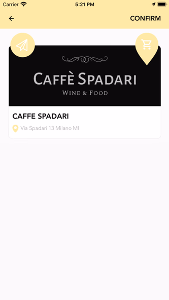 Caffè Spadari Screenshot 2 - AppWisp.com Caffè Spadari Screenshot 2 - AppWisp.com