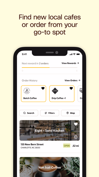 Odeko - Order Local Coffee Screenshot 2 - AppWisp.com Odeko - Order Local Coffee Screenshot 2 - AppWisp.com